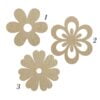 Medinė dekoracija Gėlė