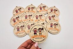 medaliai darzelio isleistuvems